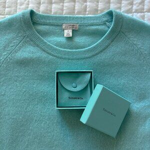 100% cashmere Tiffany blue sweater
